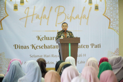 Hadiri Halalbihalal, Bupati Pati Ajak Dinkes Perkuat Komitmen untuk Meningkatkan Kualitas Layanan Ke