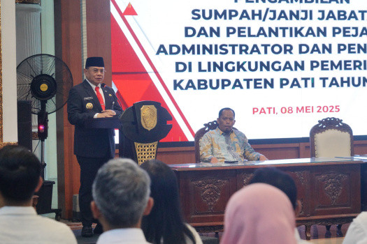 Pasca Lakukan Penyegaran Organisasi, Bupati Pati Soroti Kasus Perusakan Rumah Petani Pundenrejo 