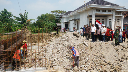 Bupati Pati Sudewo Tinjau Pembanguan Jembatan Sambirejo