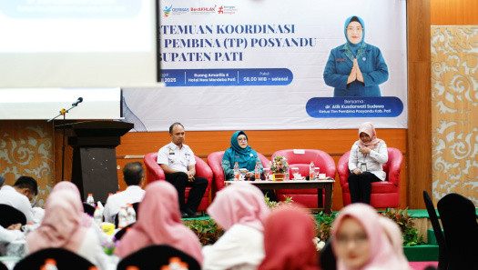 Atik Sudewo Pimpin Pertemuan Koordinasi Tim Pembina Posyandu Kabupaten Pati 