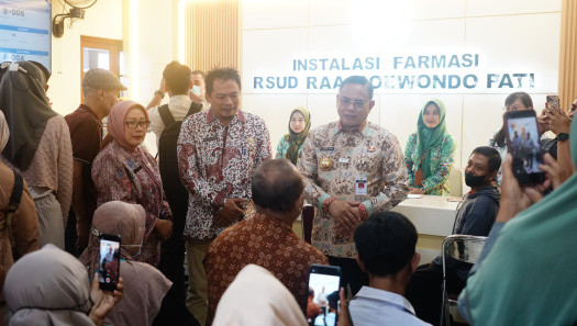 Lagi, Bupati Pati Tinjau Perkembangan Terkini Layanan RSUD RAA Soewondo Pati 